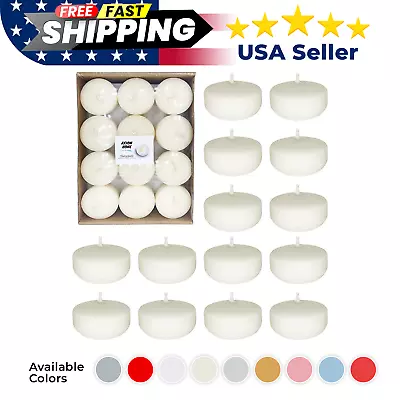 Vanilla Scented Dripless Floating Candles100% Pure Wax Candles (Pack  24) • $20.07