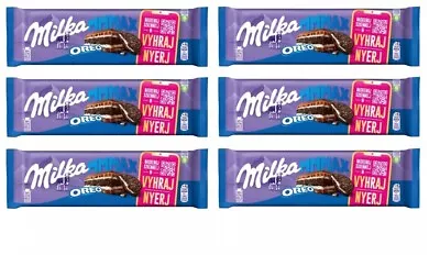 (Pack Of 6) Milka MMMAX Oreo Alpine Milk Chocolate Bars 6x300g / 6x10.58oz • £52.12