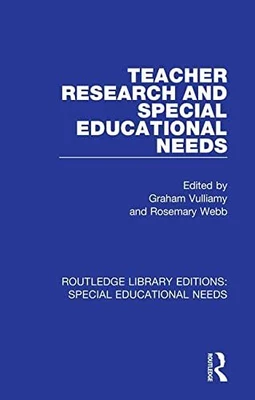 £36.13 • Buy Teacher Research And Special Education Needs By Rosemary Webb Graham Vulliamy
