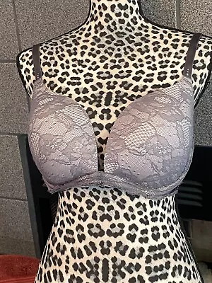 Pre Victoria Secret Biofit Lined Underwire Uplift Demi Bra Size 36DD #B6246 • $19.99