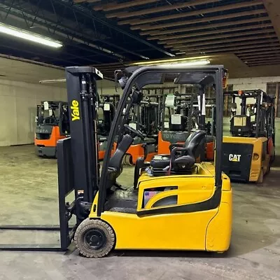 2016 Yale ERP035VT 3500lbs Used Forklift Electric Triple Mast Sideshift 48V • $7000