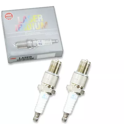 2 Pc NGK 6701 RE9B-T Laser Iridium Spark Plugs For N3Y4-18-110A N3Y4-18-110 Uy • $67.48