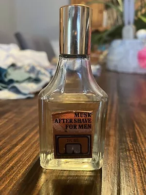 Vintage Musk After Shave By English Leather 2 Fl. Oz. About 70% Full - Not Full* • $16.99