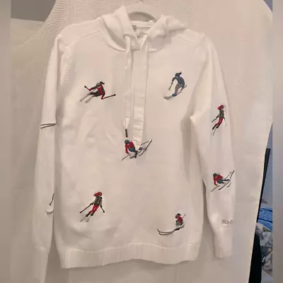 Alp N Rock Skiers Embroidery Sweater With Hood Resort Wear Snow Bunny Ski Medium • $225