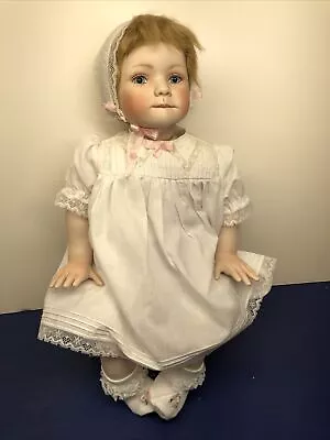 19” GADCO Great American Doll Porcelain & Cloth Diamond Baby Girl By Schrott #B • $110