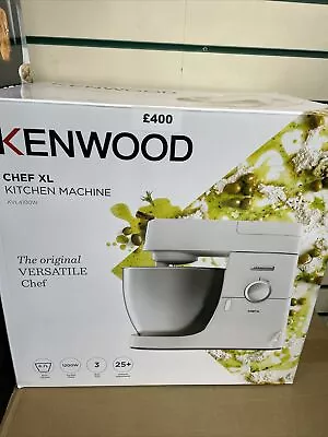 Brand New Kenwood Chef XL Stand Mixer KVL4100W Whisking Mixing 6.7 L 1000W White • £349.99