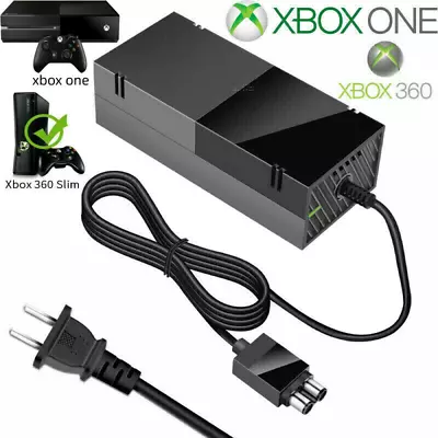 $22.59 • Buy Power Supply Brick For Xbox One Console Charger Xbox 360 Slim Power Adapter Cord
