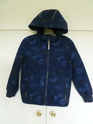 £4.50 • Buy Boys H&M Blue, Dinosaur Design Hooded Coat Age 6 - 7 Years