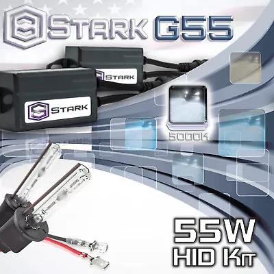 Stark 55W Micro HID Head Light Slim Xenon Kit - H1 5K 5000K White • $32.95