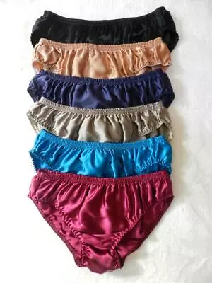 Yavorrs 6pcs Men's 100% Silk Underwear  Brief  SIZE: M L XL XXL • $39