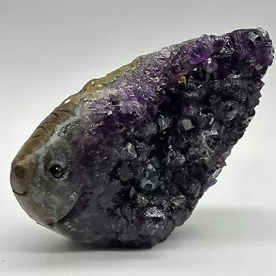 Mineral Specimens Of Natural Marine Amethyst.A Hand-carved Fish. • $0.99