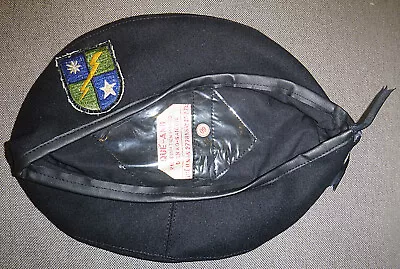 US RANGER - BLACK BERET - XL SIZE 60 - US Special Forces - MACV-SOG Vietnam War • $112.49