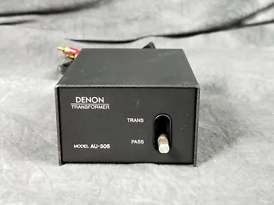 Denon AU-305 Step Up Transformer For MC Moving Coil  Phono Cartridge  • $165