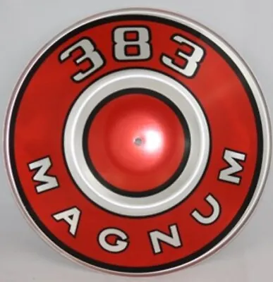 New Mopar Red 383 Magnum Air Cleaner Pie Tin • $59.99