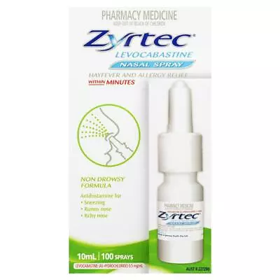 Zyrtec Antihistamine Nasal Spray 10mL • $24