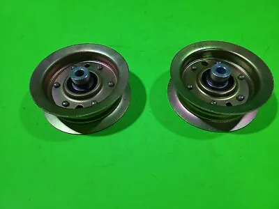 (Pack Of 2) Flat Idler Pulley For Exmark 106-2175 1062175 132-9420 1329420 • $26.55