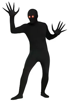 Fun World Fade Eye Shadow Demon Bodysuit Skin Fingers Halloween Costume 113654 • $39.99