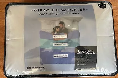 NEW! Miracle Comforter. World’s 1st 3 Temp Comforter! Fits Both King & Cal King • £95.45