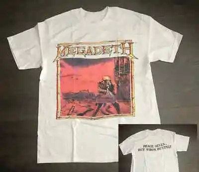 Vintage Megadeth Peace Sells 1986 Tshirt Reprint • $17.99