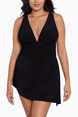 MagicSuit By MiracleSuit Black Celine One Piece Swimsuit Size 12 • $52