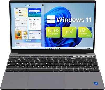 Laptop 15.6  FHD Intel Quad Core 12GB RAM 512 GB SSD • $214.99