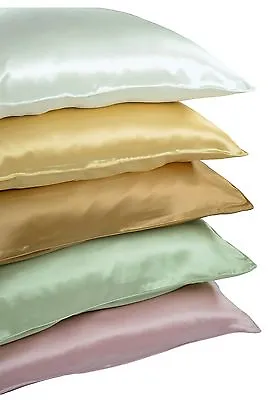 Blowout Sale - 100% Mulberry Silk Pillowcase - 19 Momme - Silk Both Sides/Single • $13.50