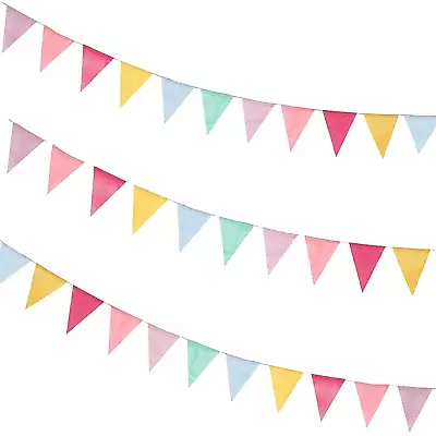 £8.09 • Buy 36 Flags 40Feet Outdoor Garden Bunting Banner, NAVK Multicolor Waterproof Flags