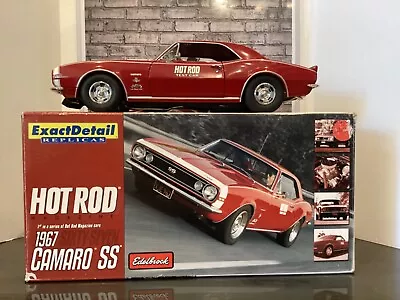 1:18 EXACT DETAIL 1967 CAMARO SS EDELBROCK  Red On Red MA# 1579 • $99.99