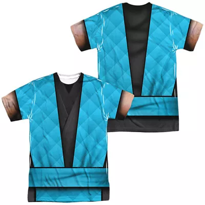 Mortal Kombat Klassic Sub Zero Outfit Unisex Adult Costume T Shirt S-3XL • $28.99