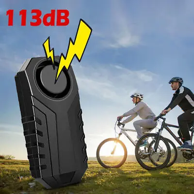 Bike Bicycle 113dB Loud Anti Theft Vibration Security System W / Wireless Remote • $13.99