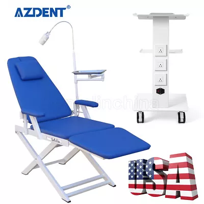 Silla Dental Portátil Plegable GM-C004 + Luz LED Recargable /Dental Medical Cart • $183.99