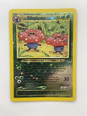 Pokémon TCG Vileplume Southern Islands 17/18 Reverse Holo Promo LP - NM- • $16.99