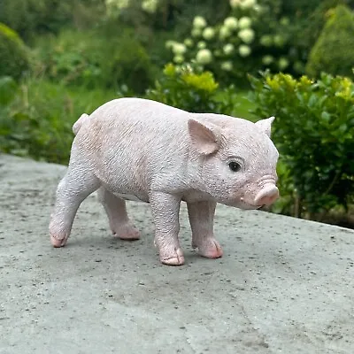 £14.95 • Buy Standing Pig Ornament Realistic Decoration Figurine Piglet Hog Lover Collectable