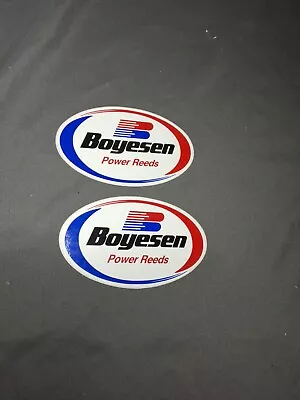 2 BOYESEN REEDS Vintage Motocross STICKER Decal Honda Suzuki Yamaha Kawasaki KTM • $7.50