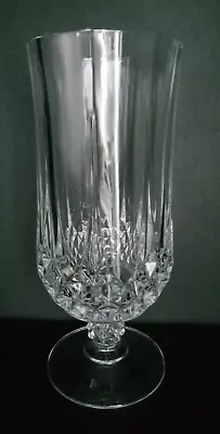 Durand CRISTAL D'ARQUES LONGCHAMP Stemmed Iced Tea Water Glass 6 Avail Mint • $10