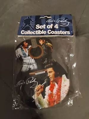 2018 Elvis Presley Set Of 4 Collectible Coasters. New In Package. • $7