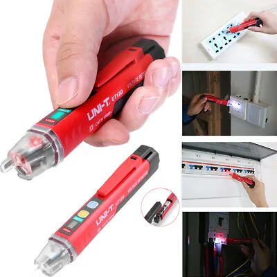 LED AC Electrical Voltage Power Detector Sensor Tester Non-Contact Pen 90-1000V • $13.99