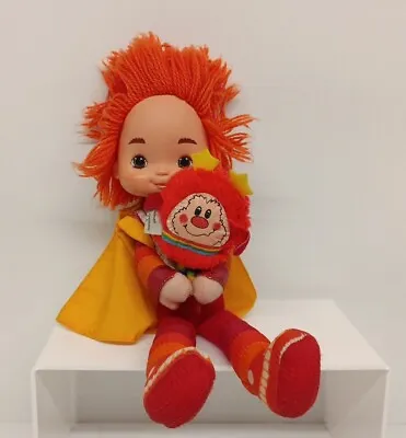Rainbow Brite RED BUTLER & ROMEO SPRITE Doll 11” Plush Soft Toy Hallmark 1983 • £44.99