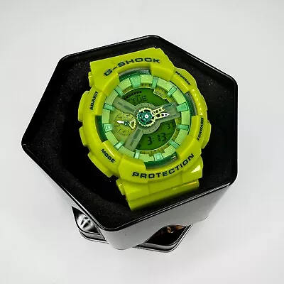 Casio G-Shock Men's Analog/Digital Hyper Green Watch GA110-CC *Rare* • $299.99