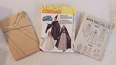  Vintage McCalls 6775 Sewing Pattern Medieval Dress Costume Halloween Uncut • $5