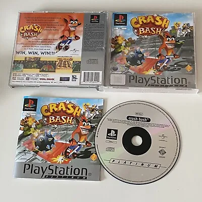 Crash Bash (Platinum) - Complete For PS1 - Sony Playstation 1 - Crash Bandicoot • £24.99