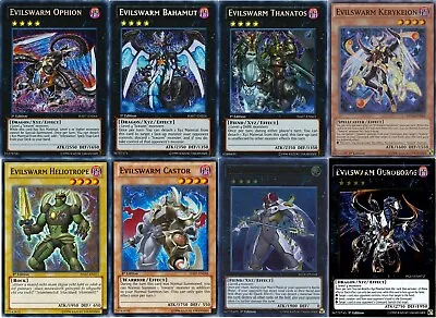 Yugioh Evilswarm 2023 Deck -  Ophion  - Exciton Knight - Bahamut - 55 Cards • $64.25