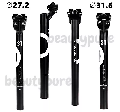 $41.84 • Buy 3T Stylus 25 Pro Setback Alloy Seatpost L350mm X Ø27.2 Mm / L350mm X Ø31.6 Mm