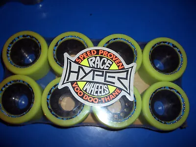 NOS Hyper Witch Doctor Roller Skate Wheels   GREEN  NEIL PIPER VOO DOO THANE • $199.99