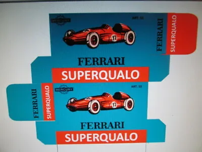 Repro  Mercury Ferrari Superqualo  Box  - • $6.09