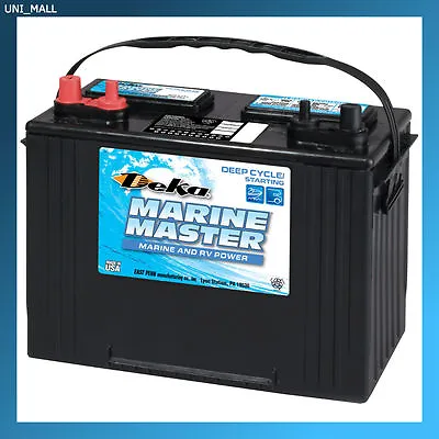 DEKA GENUINE NEW DP27 Marine Deep Cycle / Starting Battery 800Amp CCA (Group 27) • $188.99