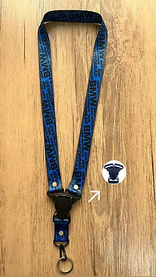 BMW Motorrad Lanyard Neck Strap Keyring Llavero New 19inch Blue • $24.99