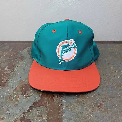 Miami Dolphins Logo 7 Snapback Hat Cap Vintage NFL • $14.95