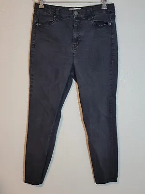 Mudd Jeans Womens Size 13 Jegging Flx Stretch High Rise Denim Black • $7.99