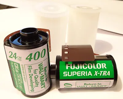$19.99 • Buy Fujicolor 2 Rolls Superia 400 X-tra 24 Exposure EXPIRED 35mm Film With Canisters